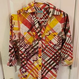 Vintage Hang Ten Ladies Blouse - Warm Tone